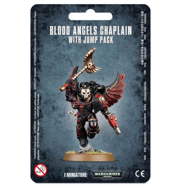 Games Workshop Warhammer 40,000   Blood Angels: Chaplain With Jump Pack - 99070101070 - 5011921152827