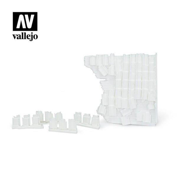 Vallejo    Vallejo Scenics - 1:35 Damaged Roof Section & Tiles - VALSC230 - 8429551984690