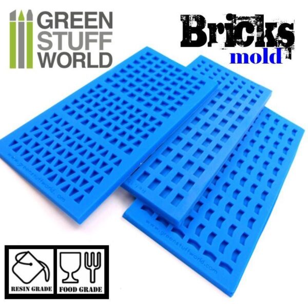Green Stuff World    Silicone molds - BRICKs - 8436554369065ES - 8436554369065