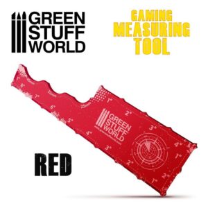 Green Stuff World    Gaming Measuring Tool - Red - 8435646500980ES - 8435646500980