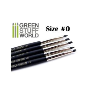 Green Stuff World    Colour Shapers Brushes SIZE 0 - BLACK FIRM - 8436554360239ES - 8436554360239