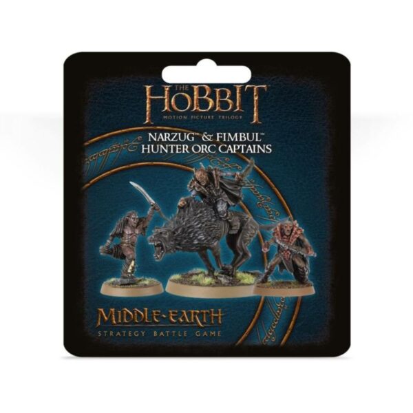 Games Workshop (Direct) Middle-earth Strategy Battle Game   The Hobbit: Narzug and Fimbul, Hunter Orc Captains - 99811462043 - 5011921137107