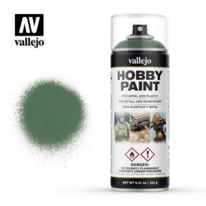 Vallejo    AV Spray Primer: Fantasy Color - Sick Green 400ml - VAL28028 - 8429551280280