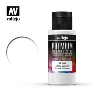 Vallejo    Premium Color 60ml: Gloss Varnish - VAL62064 - 8429551620642