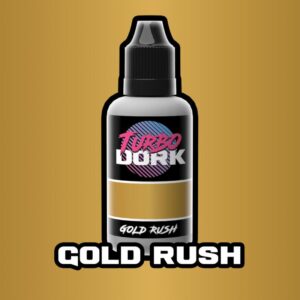 Turbo Dork    Turbo Dork: Gold Rush Metallic Acrylic Paint 20ml - TDGORMTA20 - 631145995069