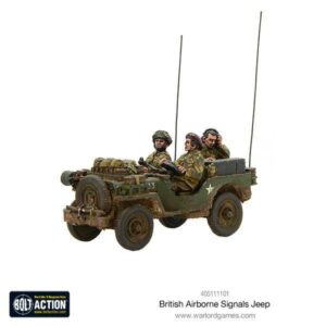 Warlord Games Bolt Action   British Airborne Signals Jeep - 405111101 - 5060393709886