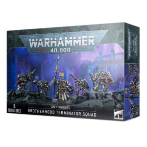Games Workshop Warhammer 40,000   Grey Knights Brotherhood Terminator Squad - 99120107019 - 5011921153770