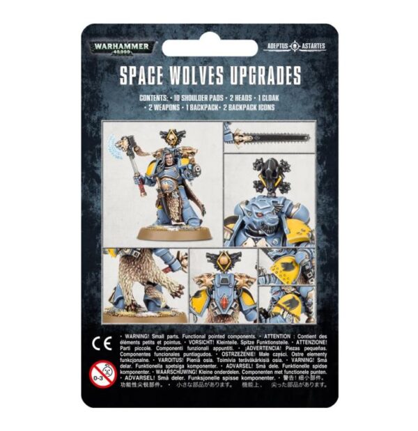 Games Workshop Warhammer 40,000   Space Wolves: Upgrade Pack - 99070101064 - 5011921149087