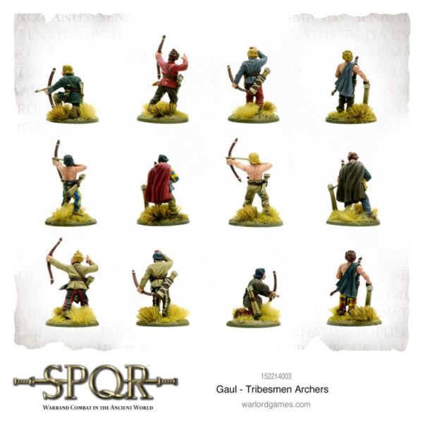 Warlord Games SPQR   SPQR: Gaul Tribesmen Archers - 152214003 - 5060572504493
