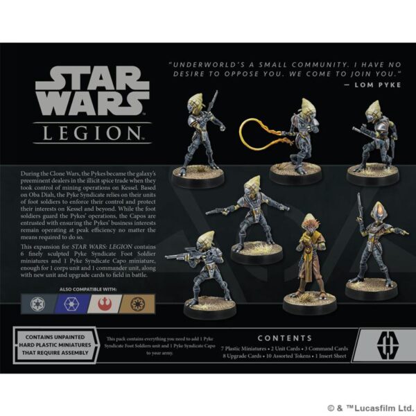 Atomic Mass Star Wars: Legion   Star Wars Legion: Pyke Syndicate Foot Soldiers - FFGSWL96 - 841333116446