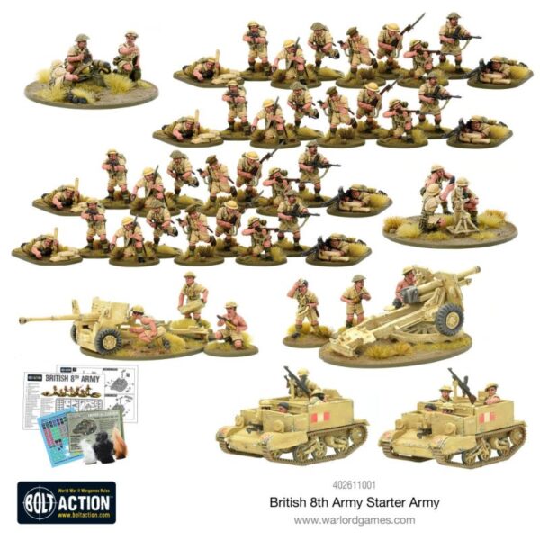 Warlord Games Bolt Action   8th Army Starter Army - 402611001 - 5060572500969