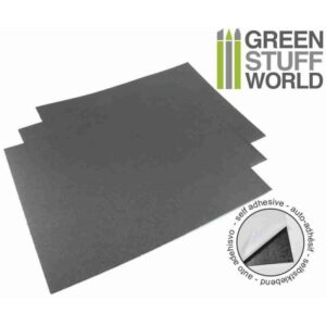 Green Stuff World    Rubber Steel Sheet - Self Adhesive x1 - 8436554360475ES - 8436554360475
