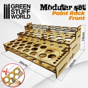 Green Stuff World    Modular Paint Rack - FRONT - 8436574503456ES - 8436574503456