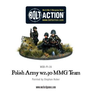 Warlord Games Bolt Action   Polish Army wz.30 MMG team - WGB-PI-24 - 5060200849606