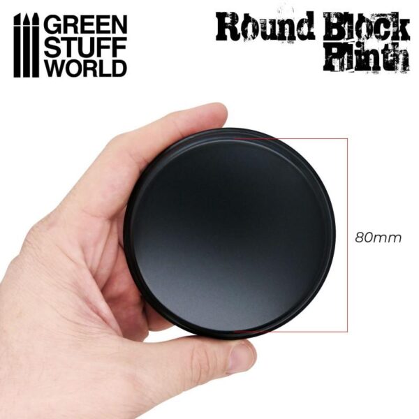 Green Stuff World    Round Top Display Plinth 8cm - 8436574505696ES - 8436574505696