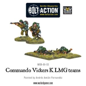 Warlord Games Bolt Action   Commando Vickers K LMG Teams - WGB-BI-53 - 5060200844113