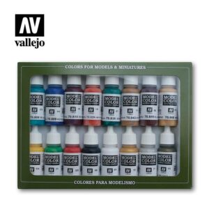 Vallejo    AV Vallejo Model Color Set - Medieval Colors (x16) - VAL70142 - 8429551701426