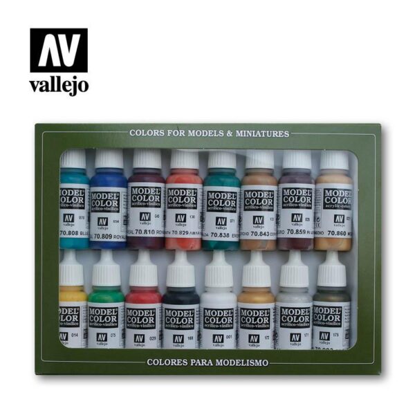 Vallejo    AV Vallejo Model Color Set - Medieval Colors (x16) - VAL70142 - 8429551701426
