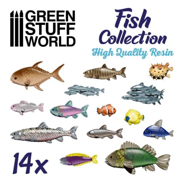 Green Stuff World    Resin Fish Collection - 8435646503707ES - 8435646503707
