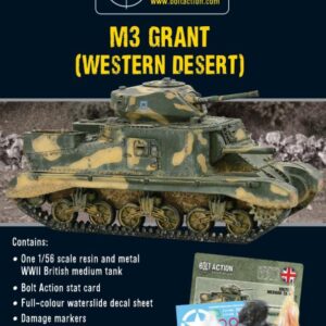 Warlord Games Bolt Action   M3 Grant (Western Desert) - 402411007 - 5060572501027