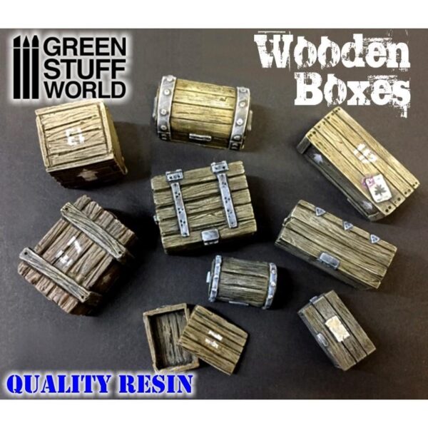 Green Stuff World    Wooden boxes set - 8436554364619ES - 8436554364619