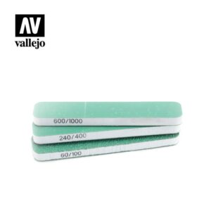 Vallejo    AV Vallejo Tools - Flexisander Dual Grit x3 (90x19x6mm) - VALT04001 - 8429551930017