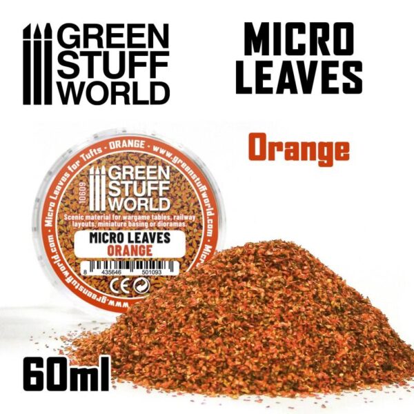 Green Stuff World    Micro Leaves - Orange mix - 8435646501093ES - 8435646501093