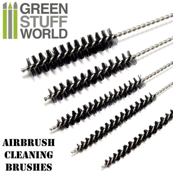 Green Stuff World    Airbrush Cleaning BRUSHES set - 8436554364091ES - 8436554364091