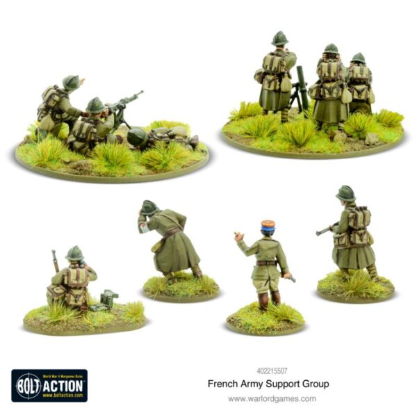 Warlord Games Bolt Action   French Army Support Group - 402215507 - 5060572503281