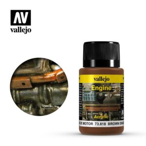 Vallejo    Weathering Effects 40ml - Brown Engine Soot - VAL73818 - 8429551738187