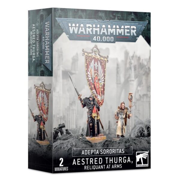 Games Workshop Warhammer 40,000   Adepta Sororitas: Aestred Thurga, Reliquant at Arms - 99120108050 - 5011921139293