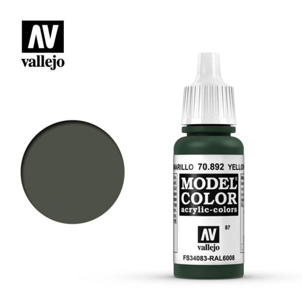 Vallejo    Model Color: Yellow Olive - VAL892 - 8429551708920