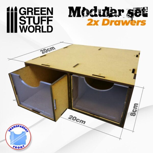 Green Stuff World    Modular Set 2x Drawers - 8436574505283ES - 8436574505283