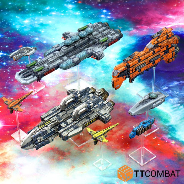 TTCombat Dropfleet Commander   Resistance Coloniser Dreadnought - TTDFX-RES-006 - 5060880912584