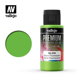 Vallejo    Premium Color 60ml: Green Fluorescent - VAL62039 - 8429551620390