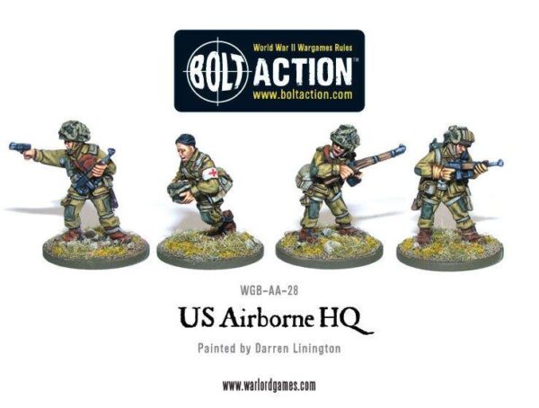 Warlord Games Bolt Action   US Airborne HQ - WGB-AA-28 - 5060200847343
