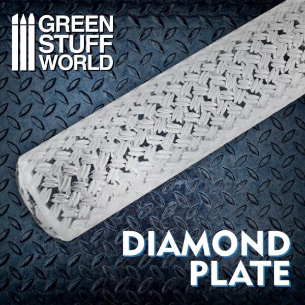 Green Stuff World    Rolling Pin DIAMOND PLATE - 8436574508680ES - 8436574508680