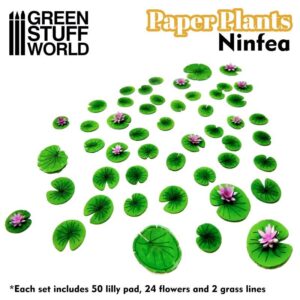 Green Stuff World    Paper Plants - Lilly Pads (Ninfea) - 8436574508659ES - 8436574508659