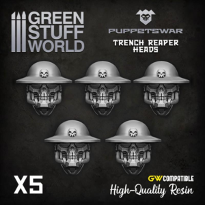 Green Stuff World    Trench Reaper heads - 5904873422196ES - 5904873422196
