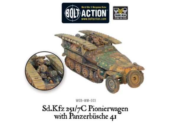 Warlord Games Bolt Action   Sd.Kfz 251/7C Pionierwagen Panzerbuchse 41 - WGB-WM-503 - 5060200849002