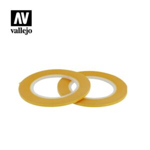 Vallejo    AV Vallejo Tools - Precision Masking Tape 2mmx18m Twin Pack - VALT07003 - 8429551930222