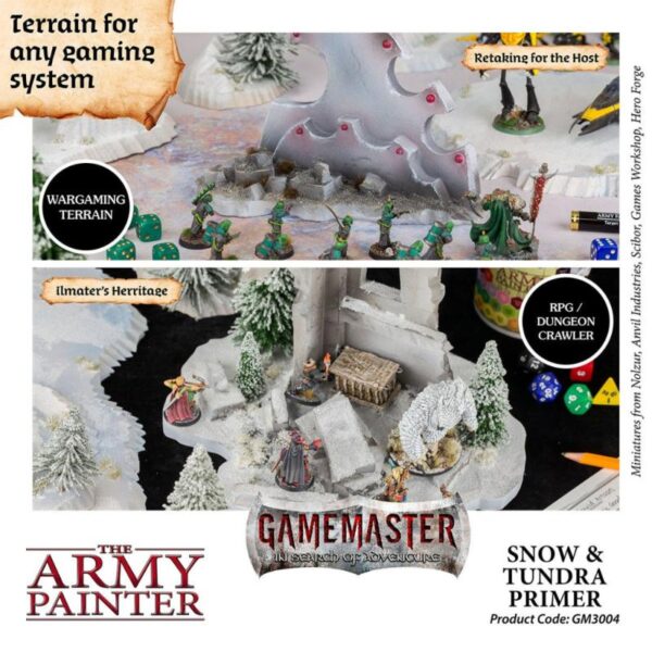 The Army Painter    GM: Terrain Primer - Snow & Tundra - AP-GM3004 - 5713799300491