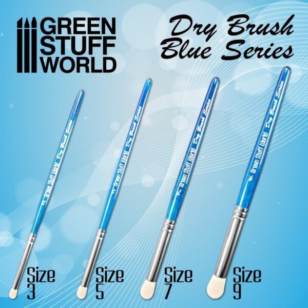 Green Stuff World    BLUE SERIES Dry Brush - Size 7 - 8435646503158ES - 8435646503158