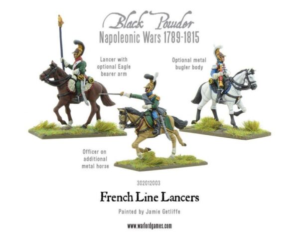 Warlord Games Black Powder   Napoleonic French Line Lancers - 302012003 - 5060393702559