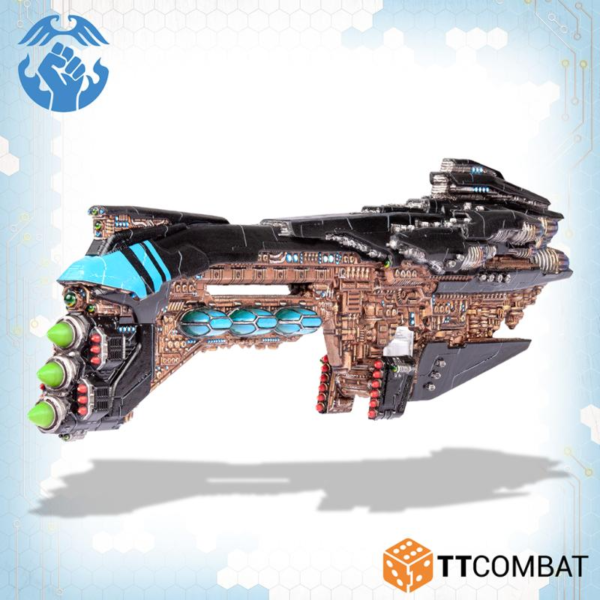 TTCombat Dropfleet Commander   Resistance Senator Battlecruiser - TTDFR-RES-008 - 5060880911648