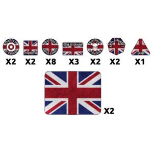 Battlefront Team Yankee   WWIII: British Token Set - TTK17 - 9420020249011