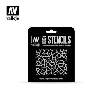Vallejo    AV Vallejo Stencils - 1:32 Giraffe Camo WWII - VALST-CAM003 - 8429551986489