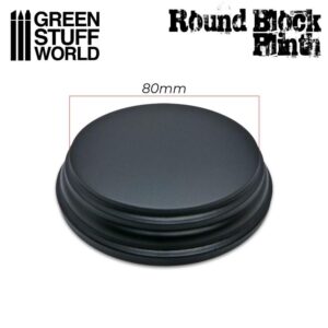 Green Stuff World    Round Top Display Plinth 8cm - 8436574505696ES - 8436574505696