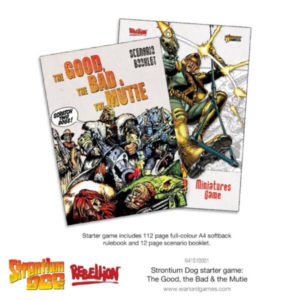 Warlord Games Strontium Dog   Strontium Dog: The Good the Bad & the Mutie Start Game - 649910002 - 5060572500730
