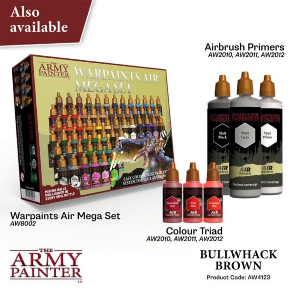 The Army Painter    Warpaint Air: Bullwhack Brown - APAW4123 - 5713799412385